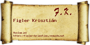 Figler Krisztián névjegykártya